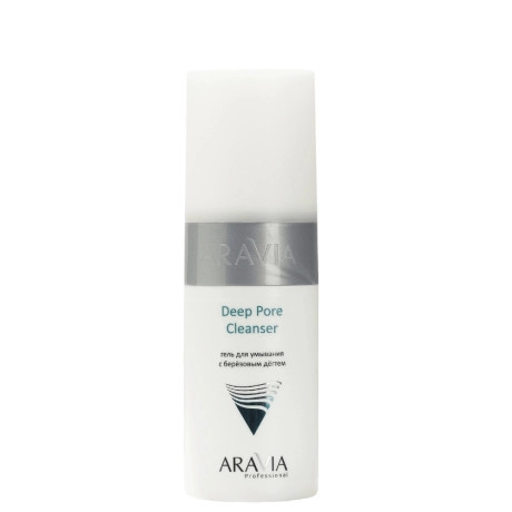 Гель для умывания с березовым дегтем Deep Pore Cleanser ARAVIA Professional